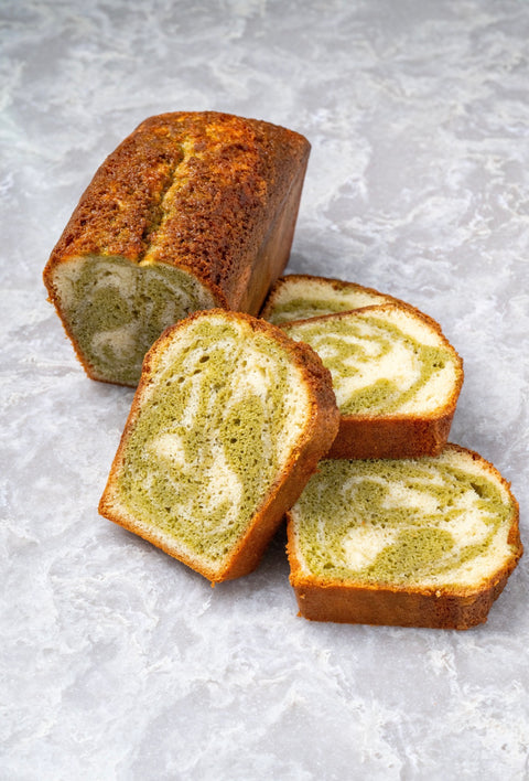 Matcha Marble Pound Cake