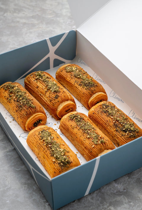 Zaatar Mini Croissant Bar Box - 6pcs