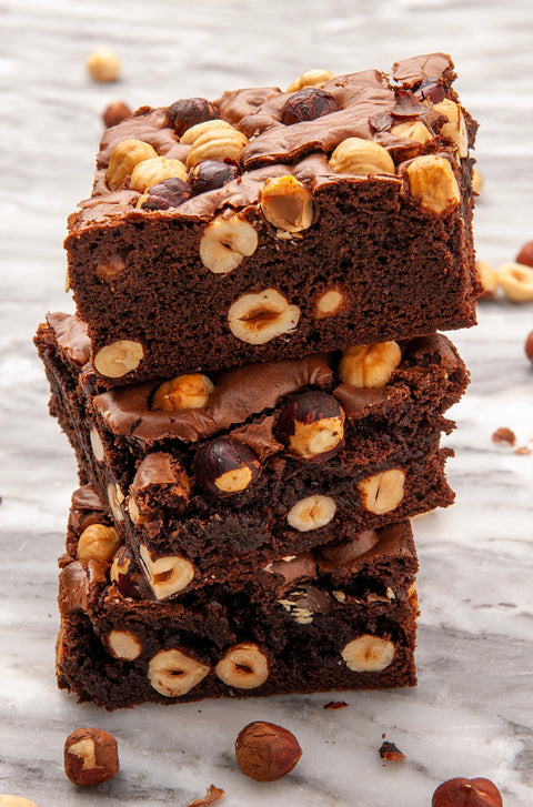 Hazelnut Brownies Box of 6pcs