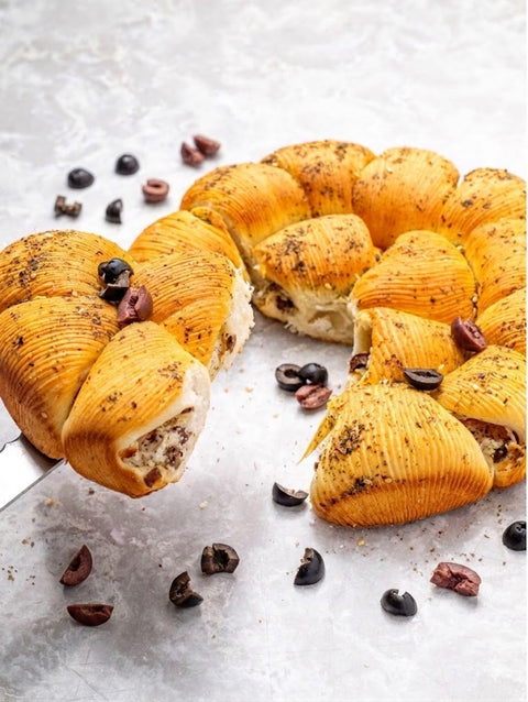 Olive Feta Croissant Comb