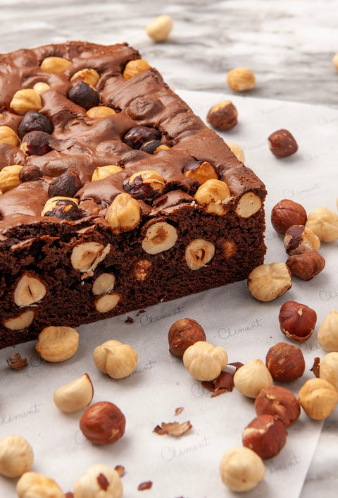 Hazelnut Brownies Box of 6pcs