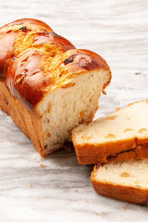 Raisin Braided Brioche