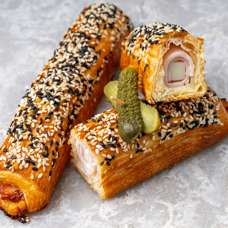 Mini Turkey Cheese Croissant Bar 1 piece