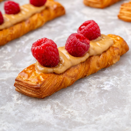 Mini Peanut Butter Raspberry Twisted Croissant - Pack of 6pcs